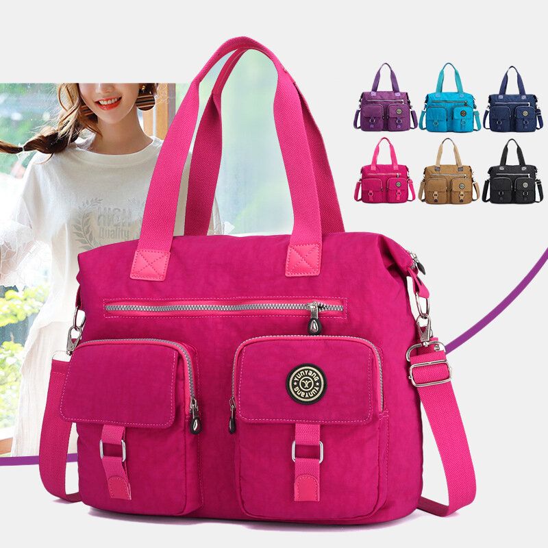 Handbag Mummy Bag 2023 Autumn New Women Bag Stor Kapasitet Reisehåndveske Vanntett Ms. Skulderveske