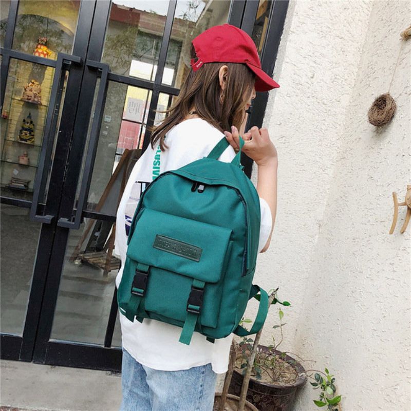 Harajuku Ulzzang Sen Department Of Allsidig Skulderveske Studentveske Liten Fresh Girl Wind Travel Backpack