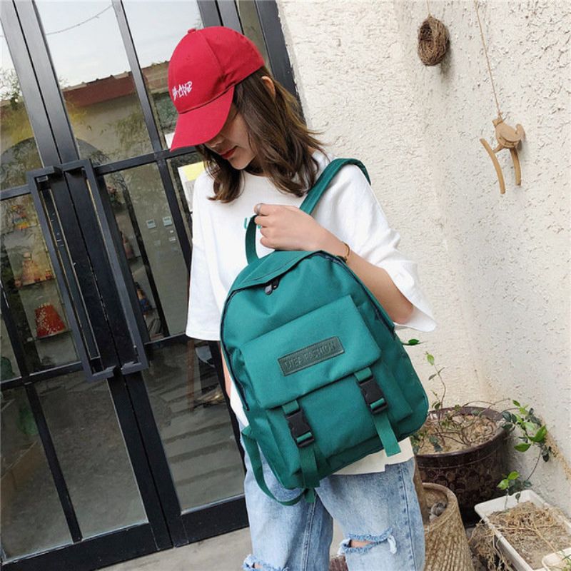 Harajuku Ulzzang Sen Department Of Allsidig Skulderveske Studentveske Liten Fresh Girl Wind Travel Backpack