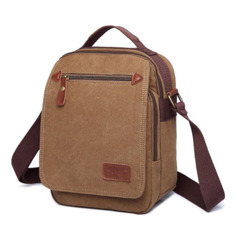 Herre Lerretsveske Ipad Bag Outdoor Crossbody Bag