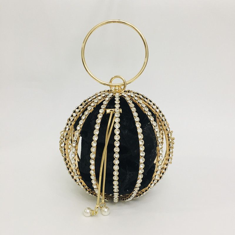 Hollow Diamond Ball Bag Evening Bag