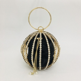 Hollow Diamond Ball Bag Evening Bag