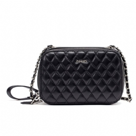 Inman Lady Skinnveske Vår Og Høst Litteraturstil Diamond Small Square Bag Chain Bag Tide Bag Saueskinn Diagonal Bag