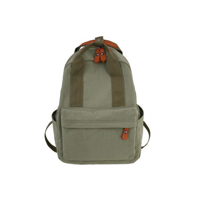 Ins Bag Kvinne High School Forest Enkel Ryggsekk Wild Student Vintage Sense Stor Kapasitet Campus