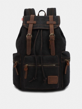 Kaukko Menn Vintage Canvas Backapck Casual Computer School Travel Sport