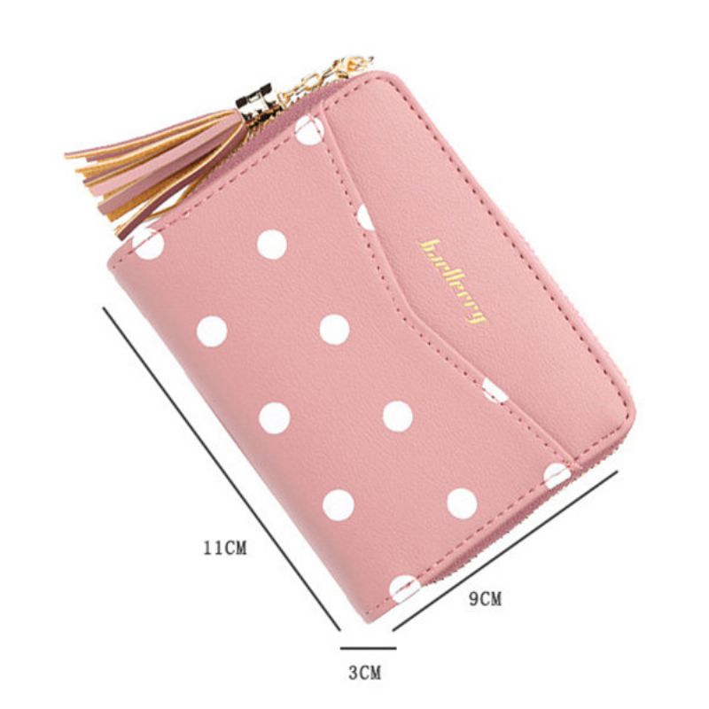 Kortholder For Kvinner Med Kort Myntpung Dot Wallet Dusk