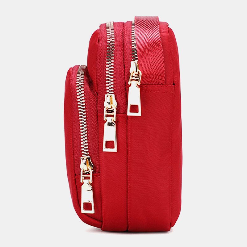 Kvinner 3-lags Vanntett Telefonveske Crossbody-veske