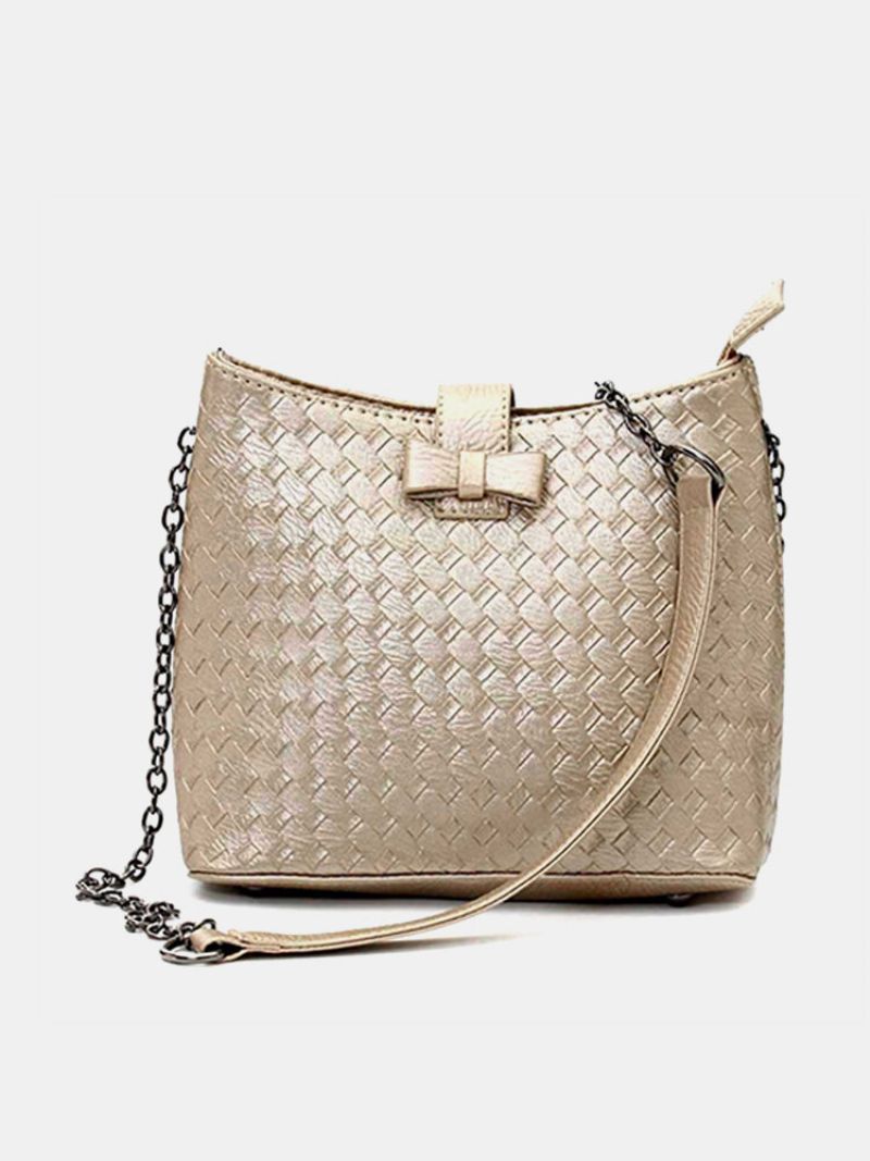 Kvinner Casual Chain Crossbody Bag Dame Elegant Skulderveske