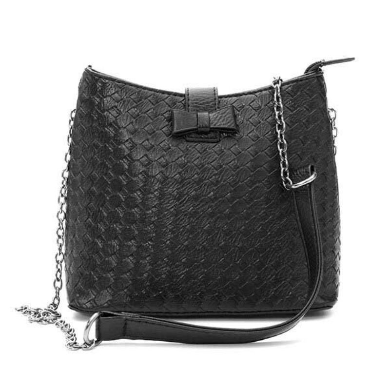 Kvinner Casual Chain Crossbody Bag Dame Elegant Skulderveske