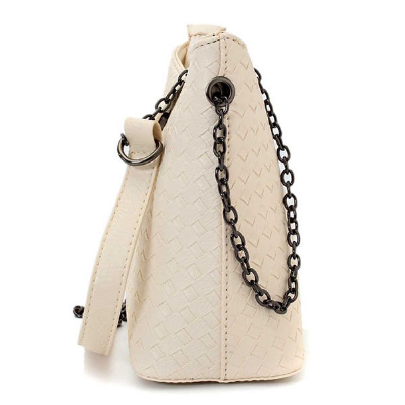 Kvinner Casual Chain Crossbody Bag Dame Elegant Skulderveske