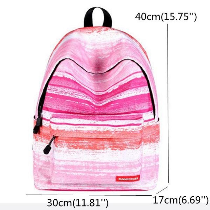 Kvinner Casual Polyester Ryggsekk Starry Sky Travel School Bag