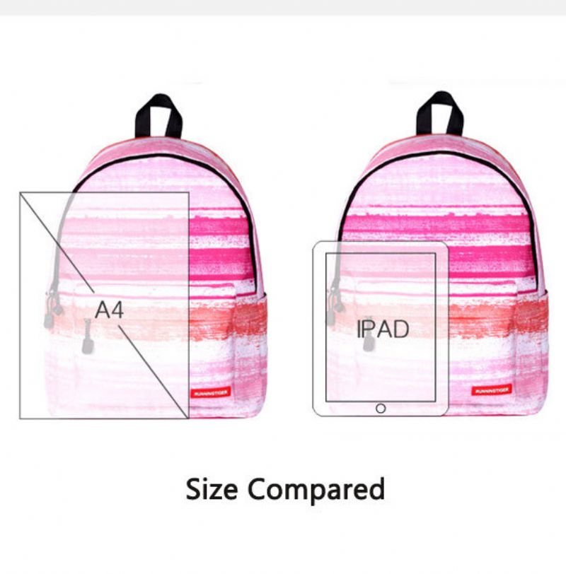 Kvinner Casual Polyester Ryggsekk Starry Sky Travel School Bag