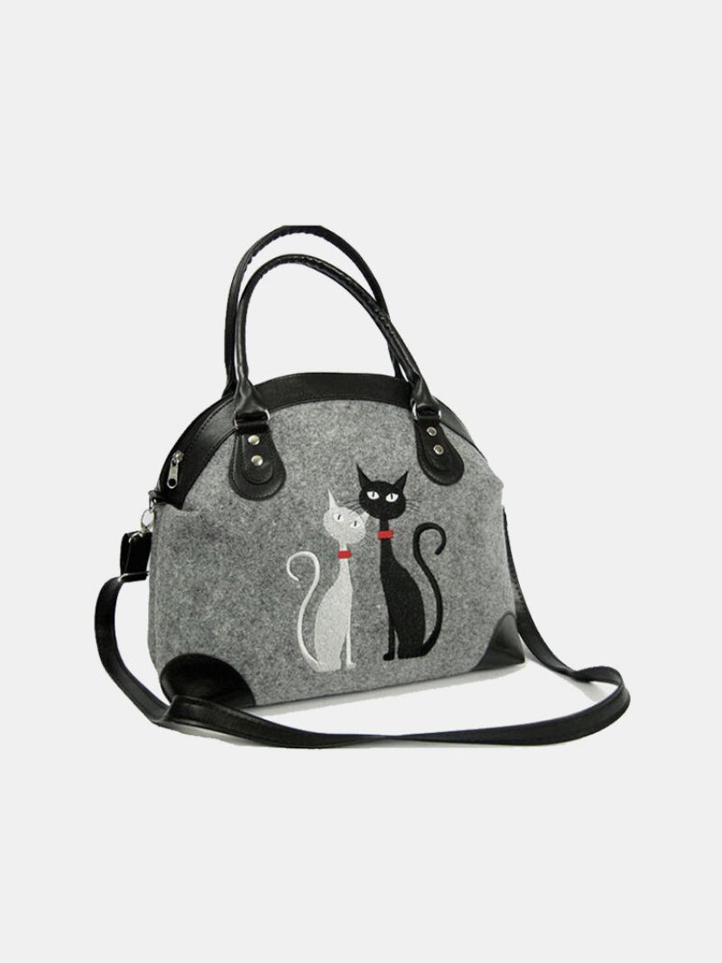 Kvinner Crossbody Bag Cat Pattern Håndveske