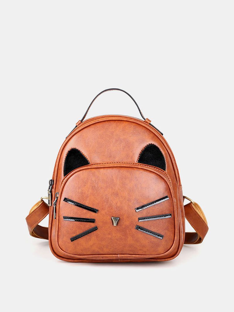 Kvinner Crossbody Bag Cat Pattern Håndveske