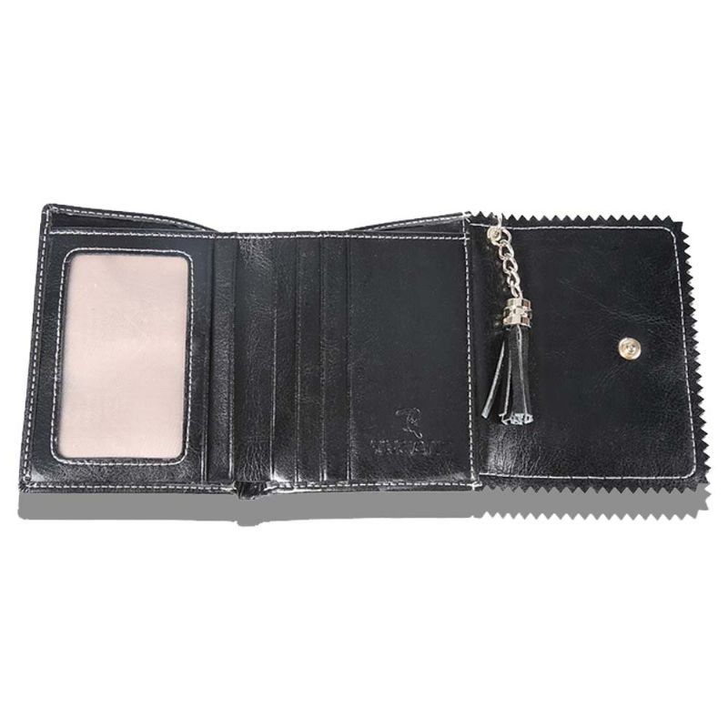 Kvinner Dusk Spenne Veske Elegant Clutch Bærbar Mini Lomme Enkel Billfold For Jenter