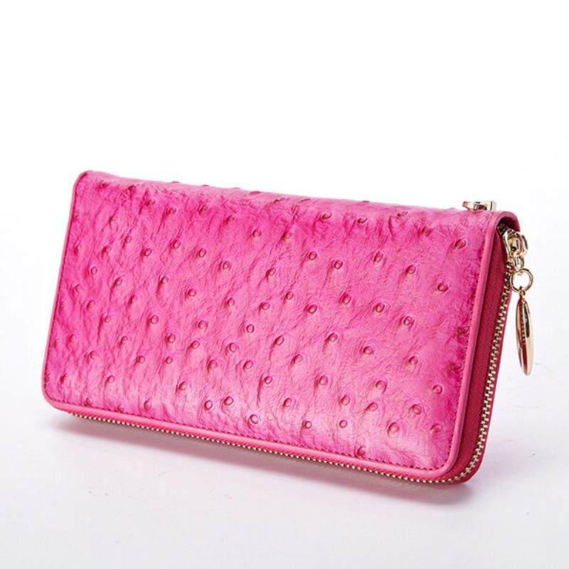 Kvinner Ekte Skinn Elegant Lommebok Clutches Bag Wristlet