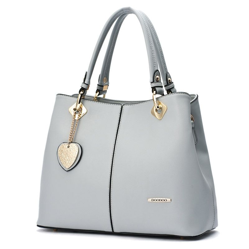 Kvinner Håndvesker Big Pu Leather Letter Female Bag