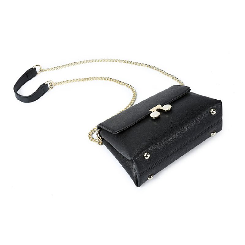 Kvinner Kjedeveske Mote Pu-skinn Cross-body Skuldervesker Dame Clutch Håndveske