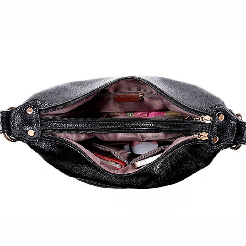 Kvinner Klassisk Pu Crossbody Bag Casual Skulderveske Evening Bag