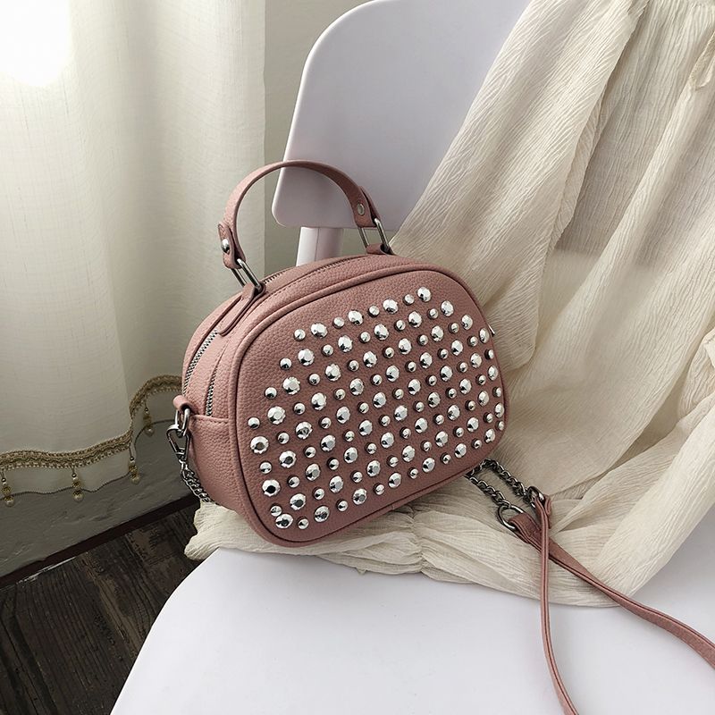 Kvinner Luksus Lær Håndveske Kjent Designer Dame Skulder 2023 Ny Jente Clutch Diamant Crossbody Bag