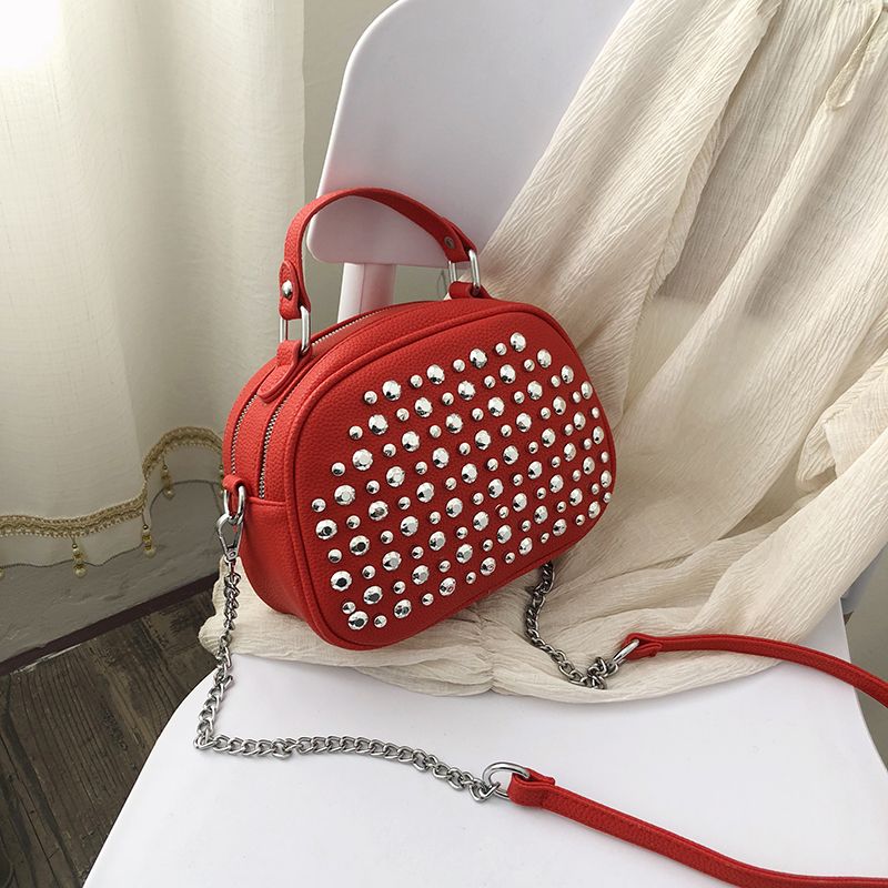 Kvinner Luksus Lær Håndveske Kjent Designer Dame Skulder 2023 Ny Jente Clutch Diamant Crossbody Bag