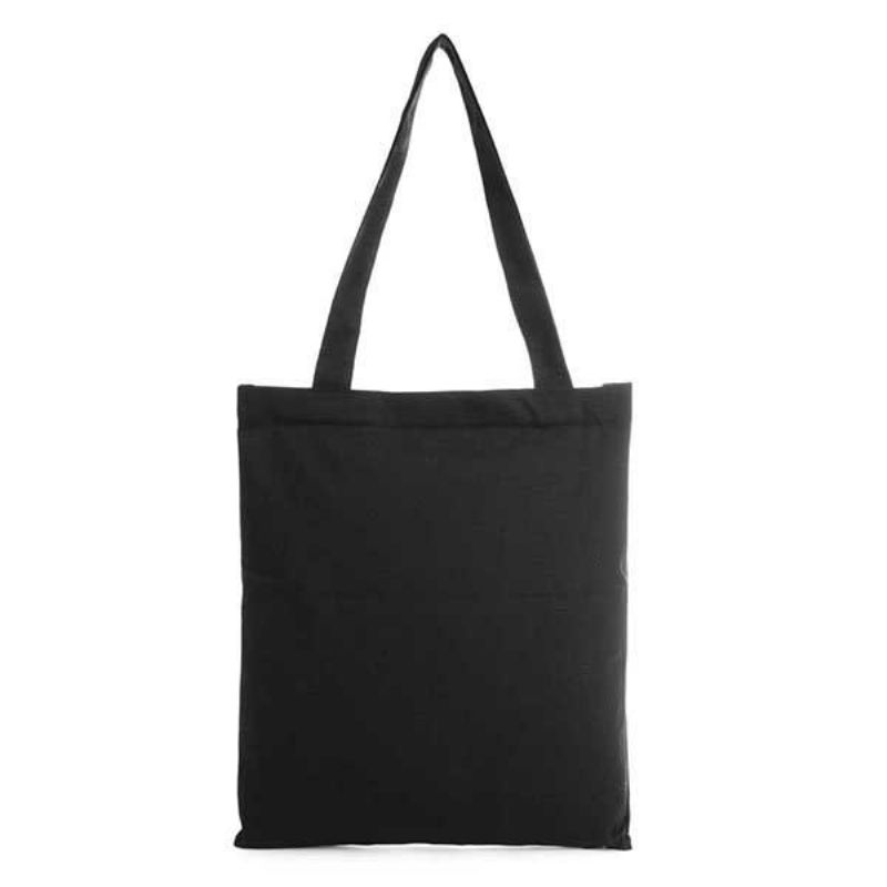 Kvinner Menn Canvas Shopping Bag Håndveske Skulderveske