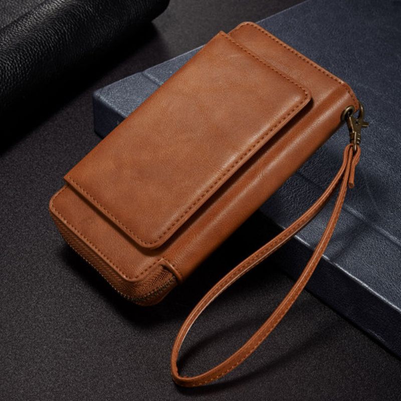 Kvinner Menn Imitert Skinn Telefonveske Kortholder Crossbody Bag For Iphone 7 Plus