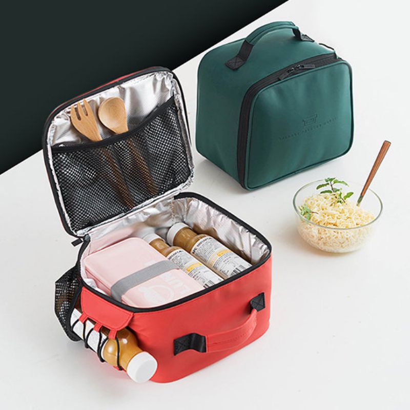 Kvinner Menn Reiser Solid Isolasjon Picnic Bag Matpakke