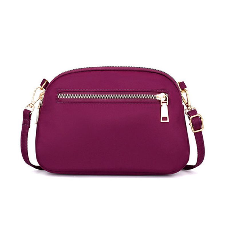 Kvinner Nylon Casual Crossbody Bag Uformell Skulderveske Med Flere Lommer