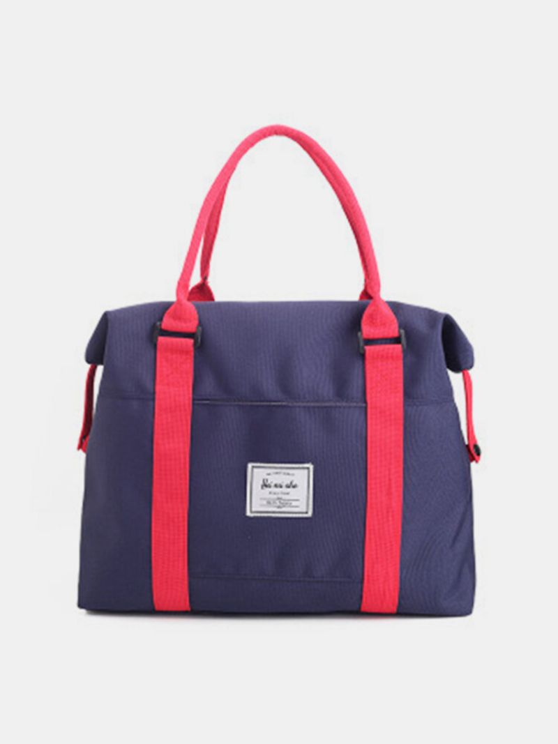 Kvinner Nylon Duffel Bag Casual Outdoor Tote Bags Reiseveske