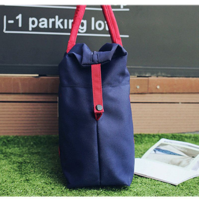 Kvinner Nylon Duffel Bag Casual Outdoor Tote Bags Reiseveske