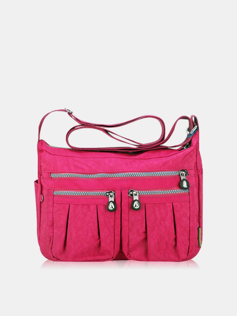 Kvinner Nylon Lette Vanntette Vesker Uformelle Utendørs Skuldervesker Crossbody-vesker