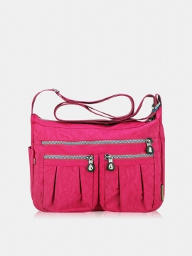 Kvinner Nylon Lette Vanntette Vesker Uformelle Utendørs Skuldervesker Crossbody-vesker