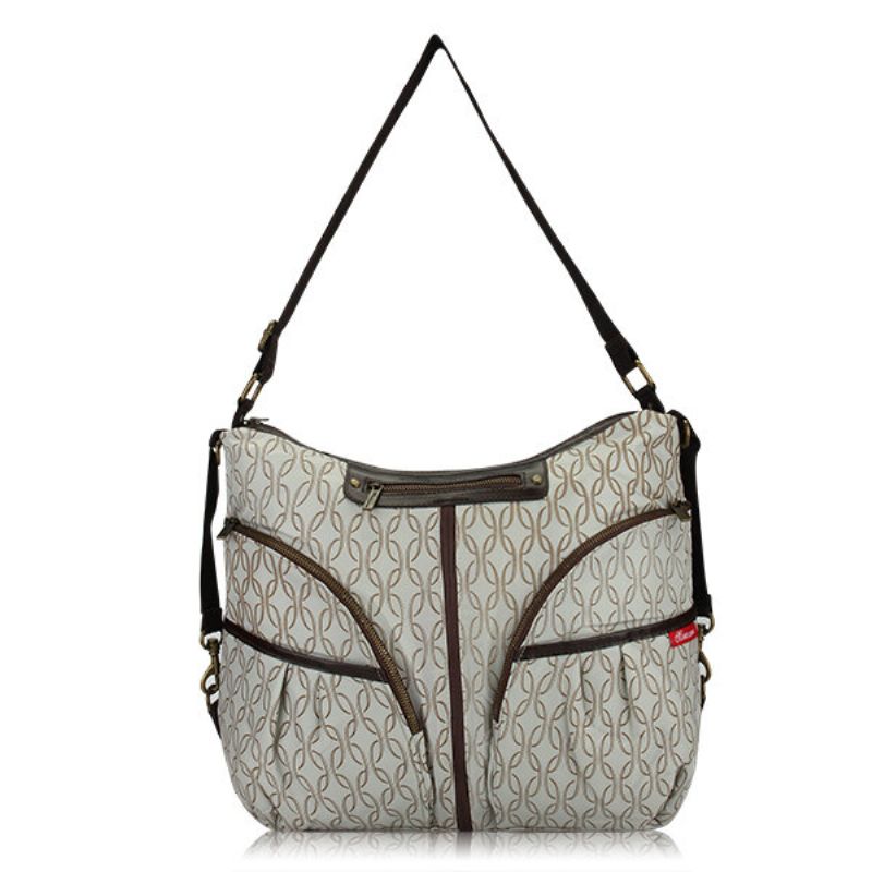 Kvinner Nylon Med Stor Kapasitet Multi-pcoket Skuldervesker Crossbody-vesker