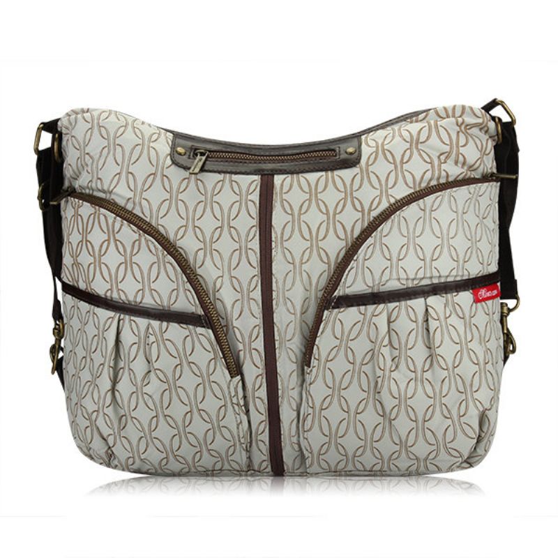 Kvinner Nylon Med Stor Kapasitet Multi-pcoket Skuldervesker Crossbody-vesker