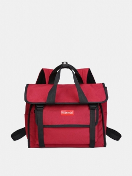 Kvinner Nylon Stor Kapasitet Sporty Reiseryggsekk Gym Bag