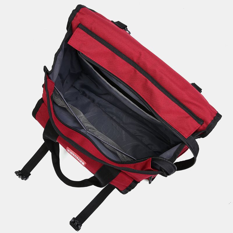 Kvinner Nylon Stor Kapasitet Sporty Reiseryggsekk Gym Bag