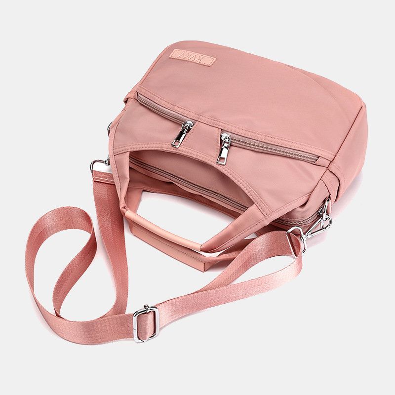 Kvinner Nylon Vannavstøtende Multi-spor Crossbody Vesker