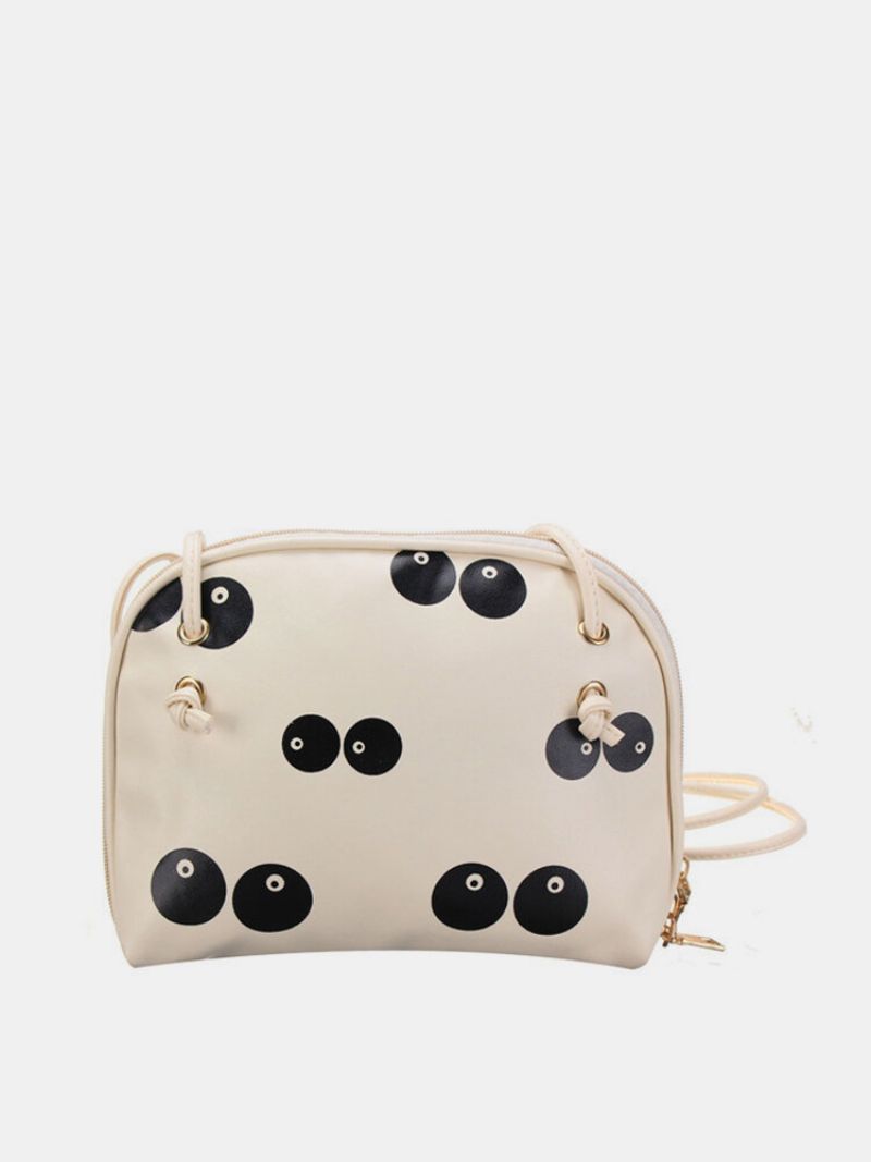 Kvinner Øyne Mønster Mini Pu Lær Crossbody Bag