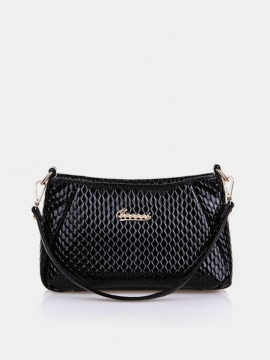 Kvinner Pu Crocodile Crossbody Bag Skulderveske Shopping Bag