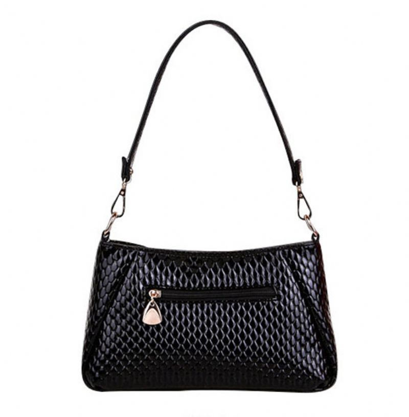 Kvinner Pu Crocodile Crossbody Bag Skulderveske Shopping Bag