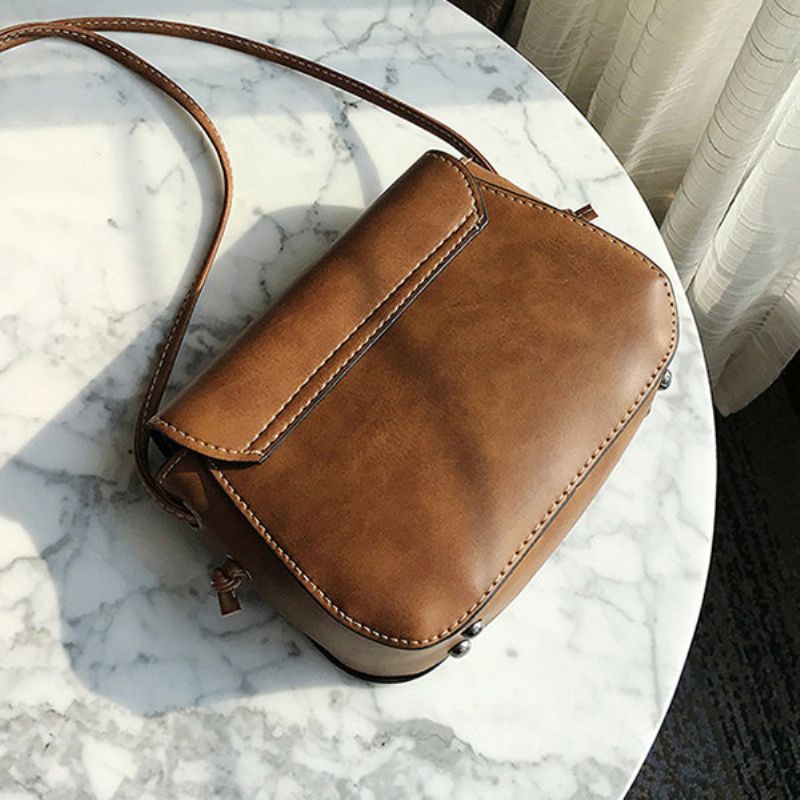 Kvinner Stilig Daglig Skulderveske Flap Crossbody-vesker