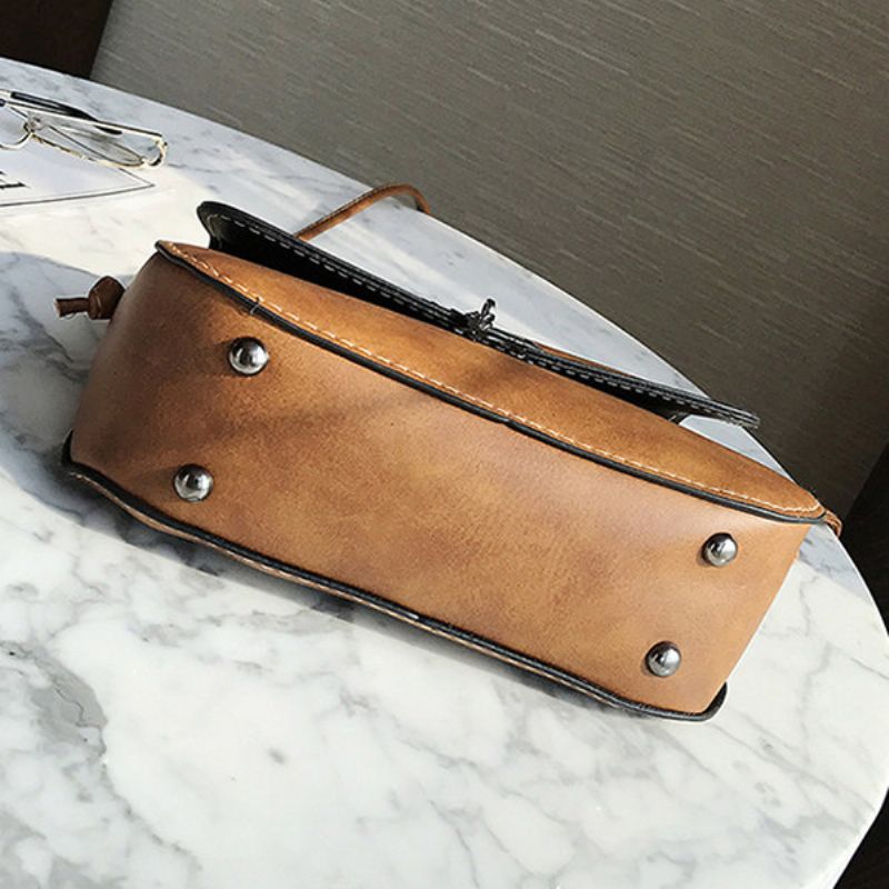 Kvinner Stilig Daglig Skulderveske Flap Crossbody-vesker