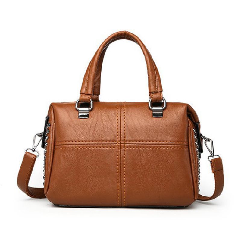 Kvinnersøm Ravert Håndveske Fritid Boston Solid Crossbody Bag