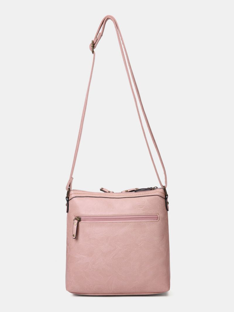 Mandy Multifunksjonsveske For Kvinner Solid Casual Crossbody-veske