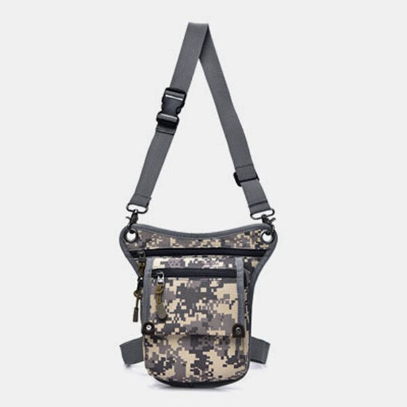 Menn Camouflage Multi-bær Utendørs Multifunksjonell Taktisk Midjeveske Crossbody-veske