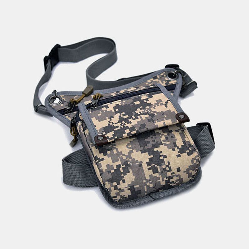 Menn Camouflage Multi-bær Utendørs Multifunksjonell Taktisk Midjeveske Crossbody-veske