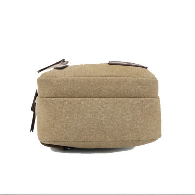 Menn Canvas Casual Outdoor Sports Shopping Brystvesker Shoudler Bags