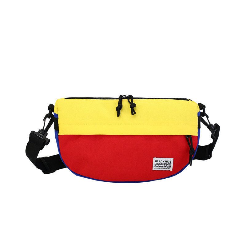 Menn Casual Color Block Glidelås Sports Par Liten Bag