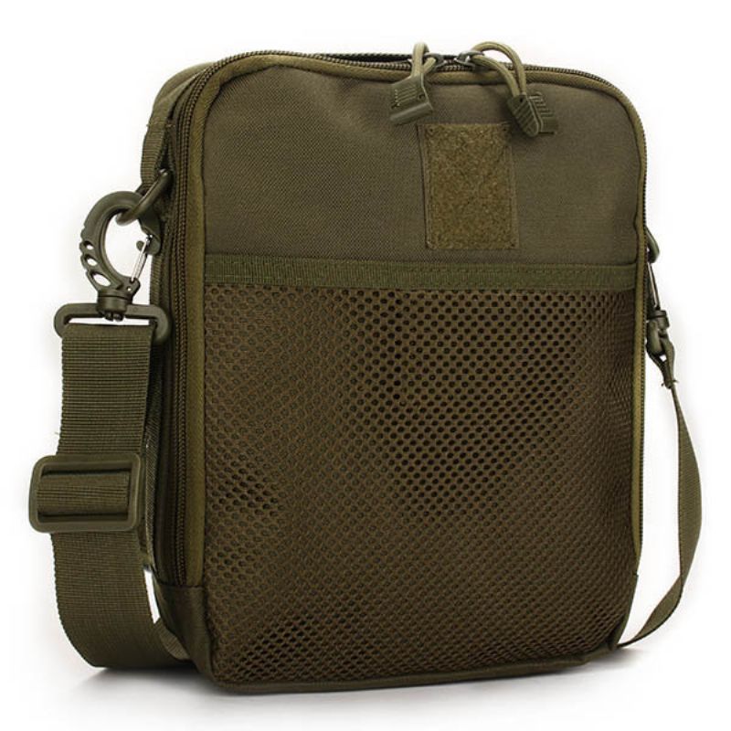 Menn Dame Nylon Sport Outdoor Tactical Army Ipad Skulder Crossbody Bag